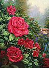 Thomas Kinkade Wall Art - A Perfect Red Rose